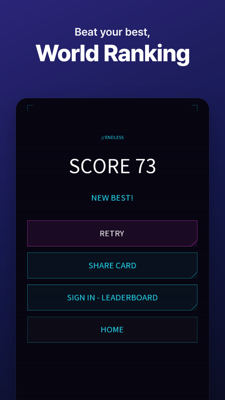 Result card
